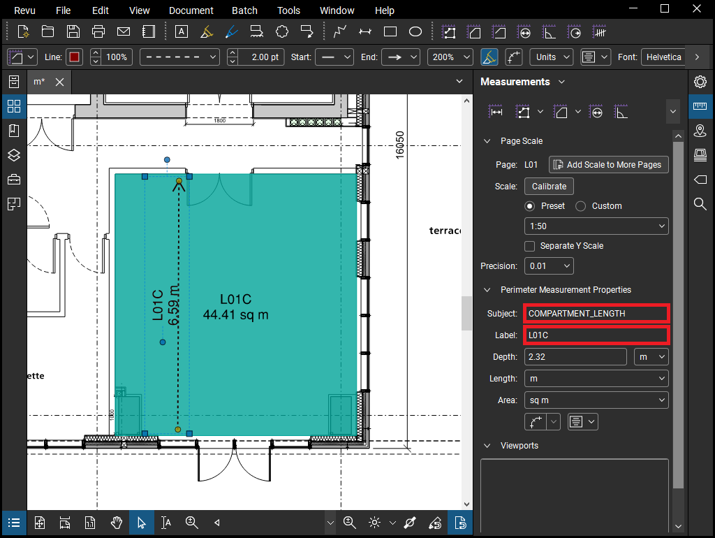 create COMPARTMENT_LENGTH
